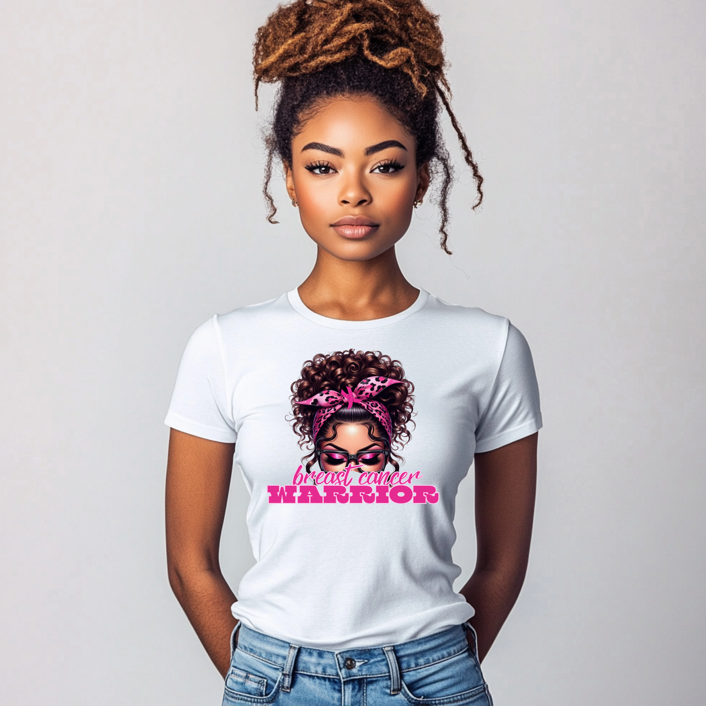 "Breast Cancer Warrior" short sleeve t-shirt